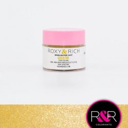 Roxy and Rich Prachová metalická barva Highlighter zlatá 2, 5 g