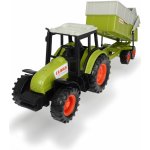 Dickie Farm Traktor CLAAS s přívěsem 36 cm – Zbozi.Blesk.cz