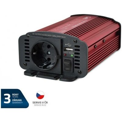 GETI GPI 312 12V/230V 300W USB Schuko – Zbozi.Blesk.cz