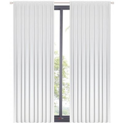 Fliying Sada závěsů Luciana, 2dílná, 140x250 cm-bílá – Hledejceny.cz