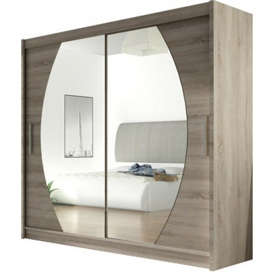 Ankon BEGA IV 180 cm sonoma – Zboží Dáma