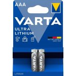 Varta Ultra Lithium 2ks AAA 6103301402 – Zboží Mobilmania