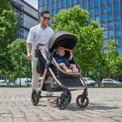Kinderkraft kombinovaný 3v1 Esme Pure Black 2025 – Sleviste.cz