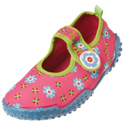 Playshoes Girls UV Aqua květinkové pink