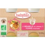 Babybio Mirabelky jablko 2 x 130 g – Zboží Dáma