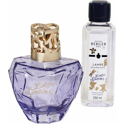 Maison Berger Paris Dárková sada katalytická lampa s vůní Lolita Lempicka Fialová 250 ml – Zboží Mobilmania