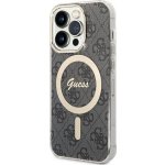 Pouzdro Guess 4G IML MagSafe iPhone 14 Pro černé – Hledejceny.cz