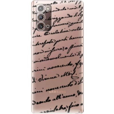 iSaprio Handwriting 01 Samsung Galaxy Note 20 černé