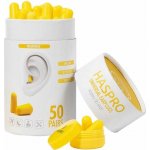 Haspro Tube50 špunty do uší, žluté 50 párů – Zboží Dáma