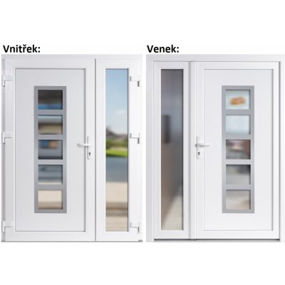 Soft Lucy Inox+Sklo Nisip bílé levé 130 x 200 cm – Hledejceny.cz