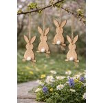 Zajíc závěs dřevo S6/7cm natural – Hledejceny.cz