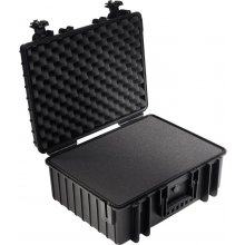 B&W Outdoor Case Type 6600 black, foam Inlay 6600/B/SI