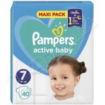 Pampers Active Baby 7 40 ks – Zboží Mobilmania