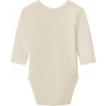 Lupilu Dětské body s dlouhými rukávy z merino vlny a hedvábí béžová – Zboží Mobilmania