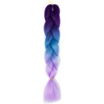 Soulima Syntetické copánky na vlasy ombre blue fio W10342 – Hledejceny.cz