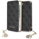 Pouzdro GUESS Charms Book Case 4G iPhone 7/8 šedé – Zboží Živě