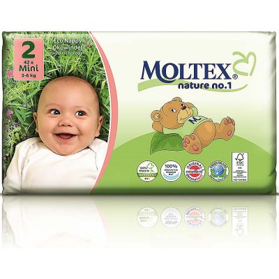 MOLTEX nature no. 1 Mini 3-6 kg 42 ks – Zbozi.Blesk.cz