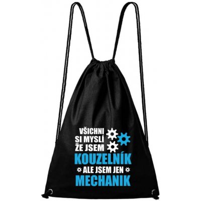 Dobrý Triko Kouzelník mechanik černá – Hledejceny.cz