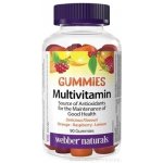 Webber Naturals Multivitamin Gummies želé pastilky pomeranč, malina a citron 90 ks – Hledejceny.cz