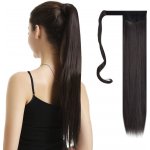 Příčesek do vlasů culík - tmavě hnědá – Zboží Dáma