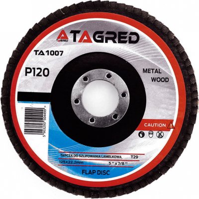 Tagred Lamelový brusný kotouč 125 mm 120 TA1007 – Zboží Mobilmania