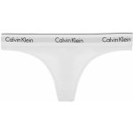 Calvin Klein Tanga Thong Modern cotton F3786E 100 bílá – Zboží Mobilmania