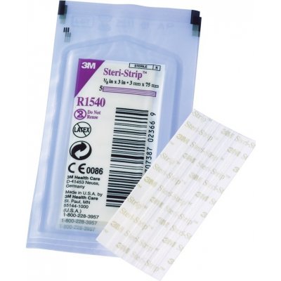 3M Náplasťové stehy 3 x 75 mm 5 stehů – Zboží Mobilmania