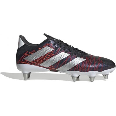 adidas Kakari Z.1 Soft Ground Rugby Boots Blk/Slv/Red