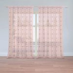 Záclony Srdíčka na růžové: 2 ks - 150x250 cm - Sablio – Hledejceny.cz