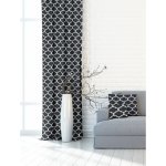Závěs dekorační nebo látka, OXY Ornament, tmavě šedý, 150 cm 150 cm – Hledejceny.cz