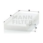 Filtr, vzduch v interiéru MANN-FILTER CU 3240 – Hledejceny.cz