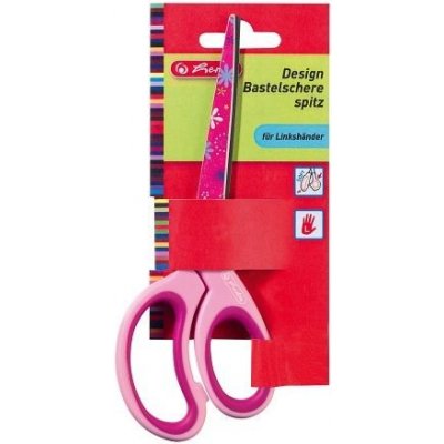 Herlitz Nůžky špičaté pro leváky dětské, barevné – Hledejceny.cz