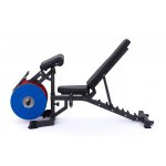 TRINFIT Bench L5 Pro s kopačem + bicepsovou opěrkou + kladkou – Zboží Dáma