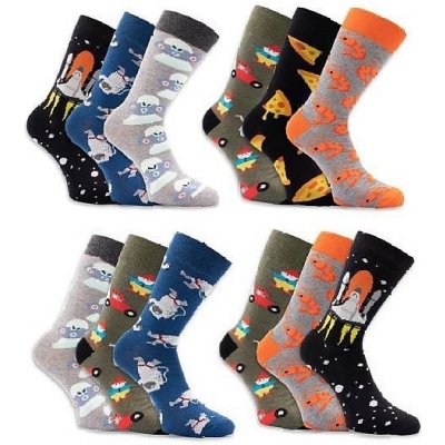 Trendy Socks KOSMONAUT pánské obrázkové ponožky Náhodný mix