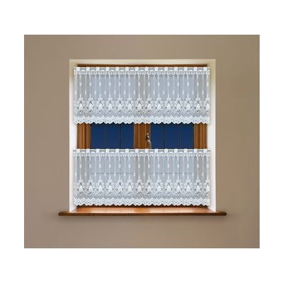 Dekorační vitrážová žakárová záclona HAREM 30 bílá 300x30 cm (cena za spodní díl) MyBestHome – Hledejceny.cz