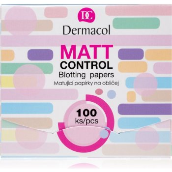 Dermacol Matt Control matující papírky na obličej 100 ks