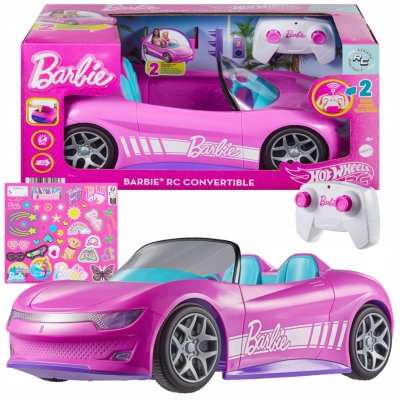 Mattel Hot Wheels RC Barbie růžový kabriolet JBH05 – Hledejceny.cz