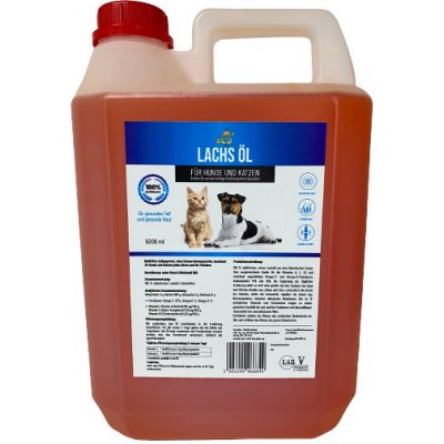 LAB V Lososový olej pro psy a kočky 5000ml – Zboží Mobilmania