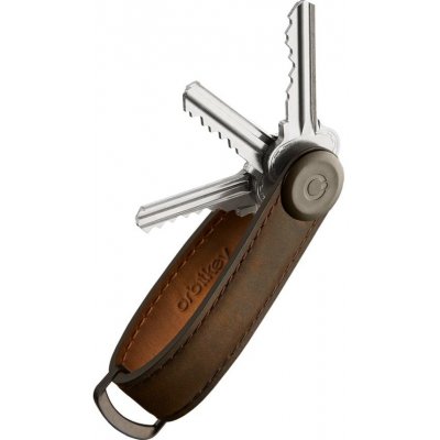 Orbitkey Kožená 2.0 Crazy Horse Oak Brown hnědá – Zboží Dáma