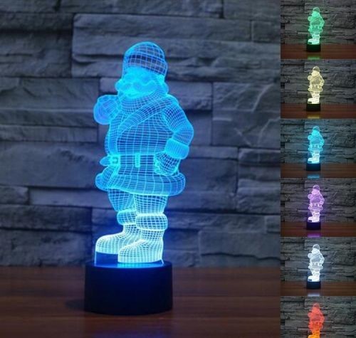 Beling Dětská lampa Mikuláš 7 barevná S1106