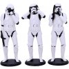 Sběratelská figurka Nemesis Now Original Stormtrooper 3-Pack Three Wise Stormtroopers 14 cm