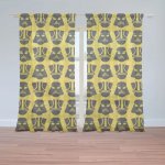 Sablio Záclony Star Wars Stormtroopeři Pattern na žluté: 2ks 150x250cm – Hledejceny.cz