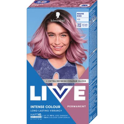 Schwarzkopf Barva na vlasy Live Lightener + Twist 105 Růžovo fialová – Zboží Dáma
