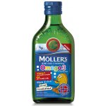 Möller`s rybí olej Omega 3 z tresčích jater s ovocnou příchutí 250 ml – Zboží Mobilmania