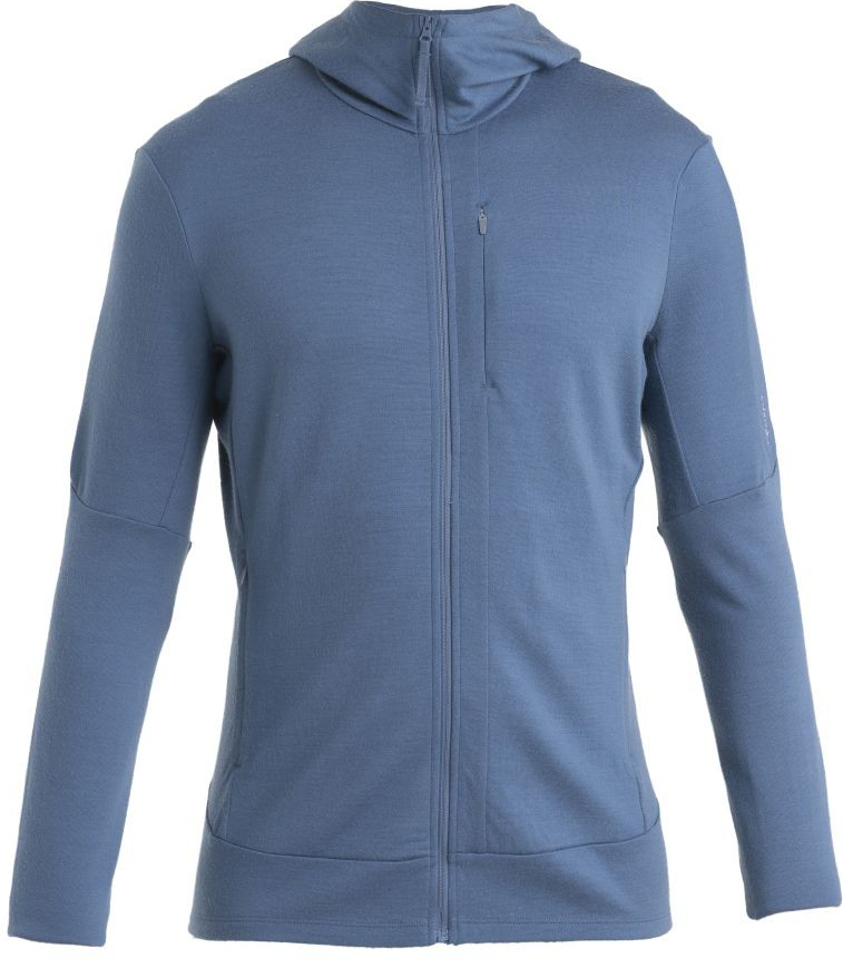 ICEBREAKER Mens Merino 260 Quantum IV LS Zip Hoodie Dawn vzorek