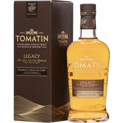 Tomatin Legacy 43% 0,7 l (kazeta) – Hledejceny.cz