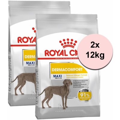 Royal Canin Health Nutrition Dermacomfort Maxi 2 x 12 kg – Hledejceny.cz