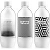 Náhradní láhev pro sodobar Sodastream Jet TriPack Black & White 1l