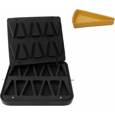 G.Gastro Plotničky pro tarteletový stroj TMPIC - tvar: 14x díl dortu - 110x65 mm - D9783852 – Zboží Mobilmania