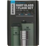 Stanley 1913 Dárkový Set Stanley Adventure Series Placatka + Panáky 4ks Zelená 250ml – Sleviste.cz